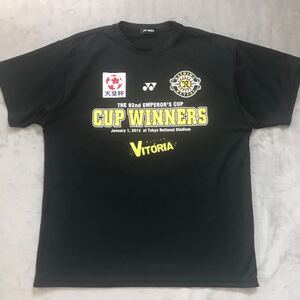 YONEX 柏レイソル Tシャツ 2013天皇杯 優勝記念 黒 サッカー 