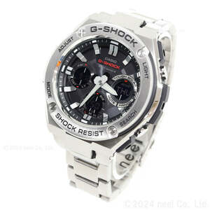 定価55,000円★G-SHOCK G-STEEL★GST-W110D-1AJF★電波＆ソーラー充電エディフィス★Gショック専用箱&余り駒付★レターパック発送無料 