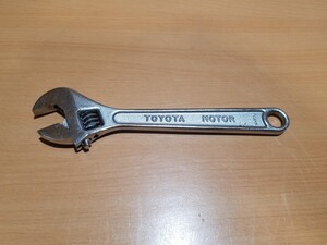 182-9 TOYOTA 純正 200mm モンキーレンチ 中古品 車載工具 トヨタ TOYOTA MOTOR HIT