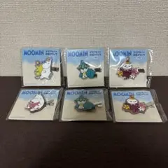 MOOMIN ムーミン　クリアラバー前髪クリップ　ヘアピン　4種　6個