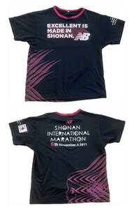 【ランニングTシャツ（26）】湘南国際マラソン2011　☆ニューバランス、サイズS　＃駅伝、マラソン、陸上　