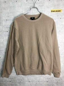 H&M エイチアンドエム 裏起毛 スウェットトレーナー カジュアル キレイめ キレカジ 合わせやすい 防寒 トップス プルオーバー