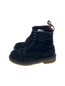 Dr.Martens◆レースアップブーツ/UK6/BLK/スウェード/1460