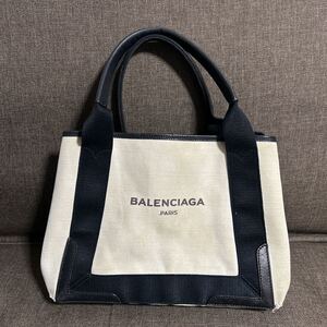 BALENCIAGA バレンシアガ カバス トートバッグ キャンバス レザー バッグ