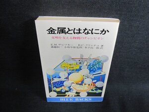 金属とはなにか　E・M・サビツキー　日焼け有/GAK