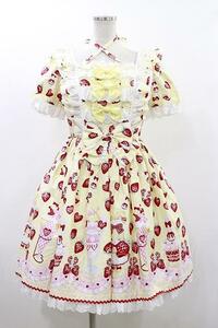 Angelic Pretty / Lyrical Bunny Parlorワンピース Free イエロー H-24-05-19-1007-AP-OP-NS-ZH