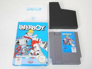 FC★PAPERBOY NES 海外版(国内本体動作不可)★箱付・説明書付・ソフト付