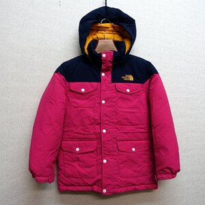 THE NORTH FACE ノースフェイス ダウンジャケット キッズ 130サイズ 正規品 ピンク D8460