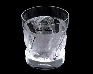 LALIQUE ラリック ユロット ウィスキータンブラー ロックグラス フクロウ アウル フロステッド Φ約7.5× H約8.5cm 化粧箱なし