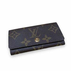 LOUIS VUITTON ルイヴィトン ミュルティクレ4 キーケース 4連 M62631 モノグラム 【A097】