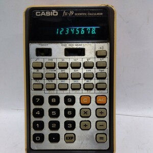 CASIO カシオ fx-19 関数電卓 蛍光電卓 計算機