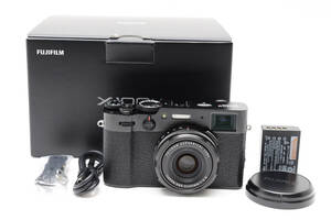 [極上品] FUJIFILM フジフイルム コンパクトデジタルカメラ X100V ブラック　DIGITAL CAMERA #2308892A