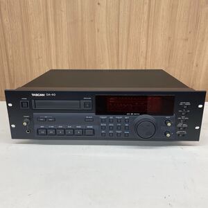 【E-3】 TASCAM DA-40 DATデッキ レコーダー 業務用 タスカム 音出し確認済み 再生録音OK 細かい傷や汚れあり 使用感あり 2571-14