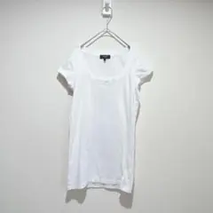 【セオリー】ホワイト ノースリーブ Tシャツ　Sサイズ