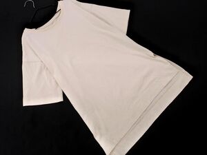 ディスコート 裾スリット Tシャツ sizeF/オフホワイト ■◆ ☆ ega1 レディース