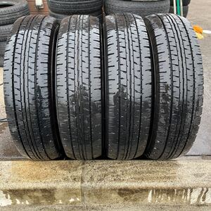 195/80R15 DUNLOP VAN01 地山中古　 2017年1本　2018年3本　4本セット：16000円