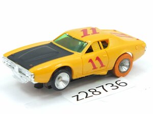 【z28736】A/FX スロットカー 車 DODGE Charger No.11 1773-001 シンガポール製 黄色 格安スタート