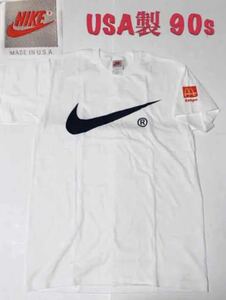 新品 デッドストック★NIKE ナイキ Tシャツ USA製 90s 銀タグ マクドナルド mcdonalds スウォッシュ swoosh 企業 ヴィンテージ VINTAGE