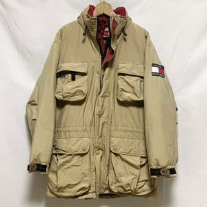 90s VINTAGE TOMMY HILFIGERトミーヒルフィガー ダウンジャケット Mサイズ ビッグサイズ BIG SIZE