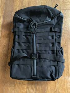 新品　某メーカー同仕様品　防水バックパック　止水ジッパー　アサルト類似　36Ｌ　黒