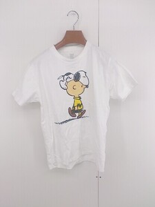 ◇ graniph グラニフ PEANUST スヌーピー プリント 半袖 Tシャツ カットソー サイズＳ ホワイト レディース P