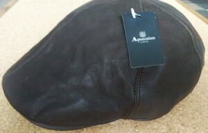 【未使用】Aquascutun LONDON ハンチング　牛革