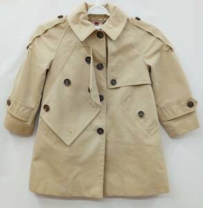 BURBERRY バーバリー トレンチコート 4062728 子供服 4Y 110cm ベージュ 通年