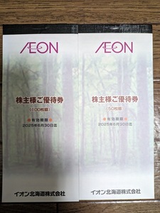 最新 次回 イオン北海道 株主優待券 15000円分(100円券x150枚)(マックスバリュ・スーパーセンター・まいばすけっと・ザ・ビッグ) 2025/6/30