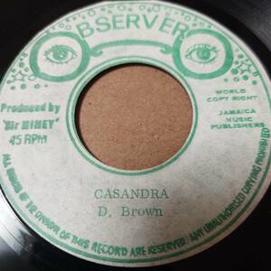 Dennis Brown - Cassandra // Observer 7inch / Casandra / AA4477