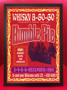 ポスター★ハンブル・パイ 1969 ウィスキー・ア・ゴーゴー★Humble Pie - Live At The Whisky A-Go-Go 1969