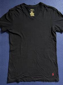 【 RALPH LAUREN ラルフローレン 】 半袖Tシャツ 　M　黒　=送料無料= トップス 綿　レディース 