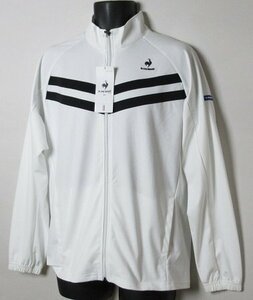 ルコック/le coq sportif ゴルフ　防風ニットフルジップブルゾン/ミドラー 定価13200円/Lサイズ/QGMUJL50/新品/ホワイト