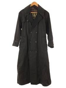 Barbour◆TRENCH COAT/38/コットン/ネイビー/無地/A605