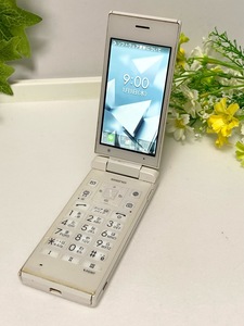 SoftBank SIMフリー DIGNOケータイ2 701KC KYOCERA 4Gガラホ ホワイト☆ 中古 動作良好 A7173