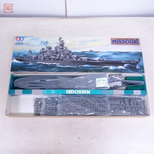 未組立 タミヤ 1/350 アメリカ海軍戦艦BB-63 ミズーリ 戦艦シリーズ No.8 ITEM 78008 TAMIYA 取説欠品【40