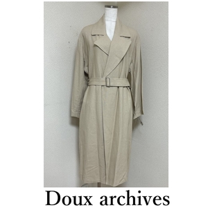 タグ付き　Doux archives(ドゥアルシーヴ) レディース　 スプリングコート　フレンチリネン
