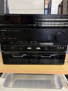 A10-14 【通電のみ確認】KENWOOD ケンウッド ROXY DG55 システムコンポ 