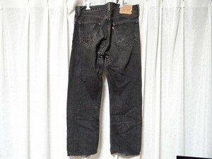 希少 90年代 ビンテージ USA製 96年製 リーバイス Levis 501 653 W34 L34 デニムパンツ ブラックジーンズ 黒色 当時物