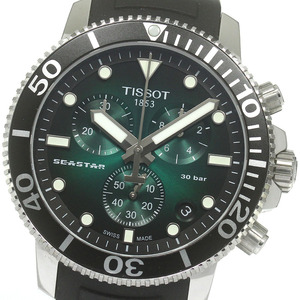 ティソ TISSOT T120.417.11.091.01 シースター1000 ダイバーズ クロノグラフ クォーツ メンズ 良品 箱・保証書付き_839289