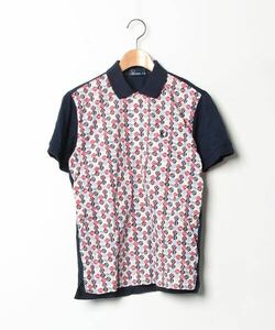 「FRED PERRY」 半袖ポロシャツ X-SMALL ネイビー メンズ