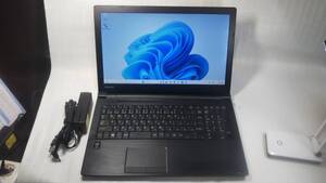 東芝 dynabook B35/R Core i5-5200U(2.2GHz) 15.6インチ メモリ4GB HDD500GB DVD Windows11/office2016