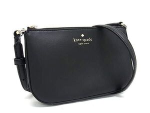 ■新品■未使用■ kate spade ケイトスペード KE702 レザー クロスボディ ショルダーバッグ ポシェット ブラック系 BL4554