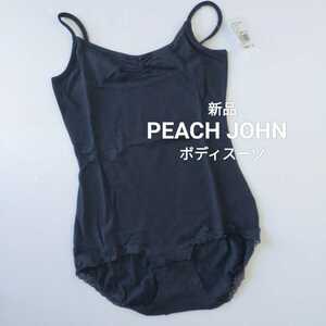 ★☆未使用　PEACH JOHN　ノーショウ　ボディスーツ　Ｍ　ブラック　PJ