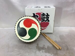 昭和レトロ 本革 太鼓 和太鼓 玩具太鼓 サイズ：55号