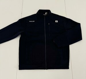 ＦＪ　フットジョイ　防風ファブリックミックス 長袖フルジップジャケット　ＦＪ－Ｆ２４－Ｍ０４　(ネイビー)　ＸＸＬ