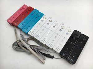 ♪▲【Nintendo ニンテンドー】Wiiリモコンプラス 11点セット RVL-036 まとめ売り 1225 6