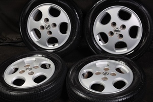 ★バリ山 155/65R13 日産・三菱純正アルミ 国産TOYO ラジアル 4本セット オッティピノモコルークスeKスポーツクラッシィワゴントッポミニカ