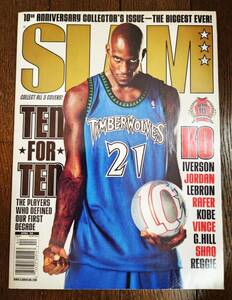 2004 April SLAM MAGAZINE #77 KEVIN GARNETT / スラム 雑誌 ケビン ガーネット Jordan, Nike, Adidas NBA Basketball