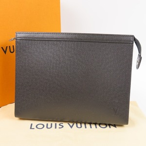 42252★1円スタート★LOUIS VUITTON ルイヴィトン 未使用品 ポシェット ヴォワヤージュMM セカンドバッグ タイガ クラッチバッグ レザー