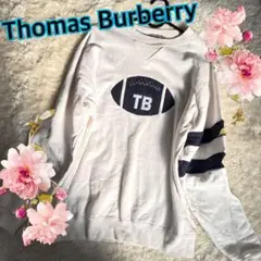 【Thomas Burberry】ヴィンテージ　ラグビー　TBロゴ　トレーナー